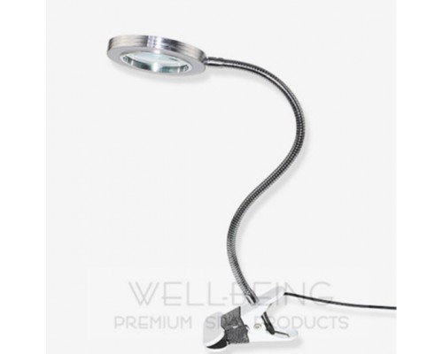 Lampe/Loupe flexible de table à LED (avec pince)